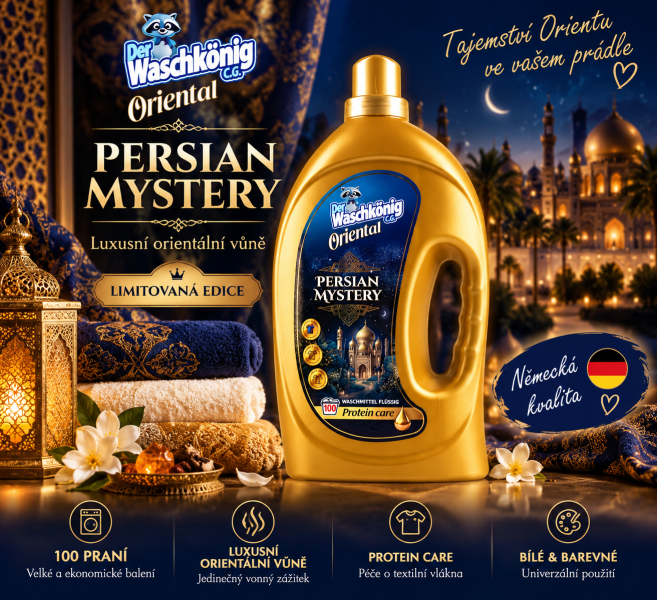 Waschkönig Oriental Persian Mystery – limitovaná edice s luxusní orientální vůní